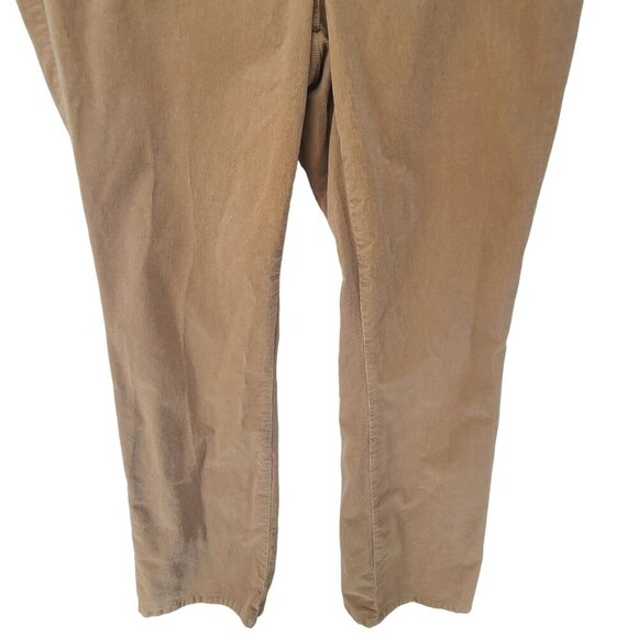 Chico's Women's Strech Corduroy Pants Tan Size M Cabincore Light Academia - Picture 2 of 6